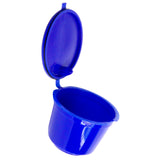 2 Pieces Refillable Reusable Coffee Capsules Pods Coffee Filter Royal Blue