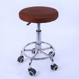 Elastic Bar Stool Covers Round Chair Seat Cover Cushion Slip Covers Coffee