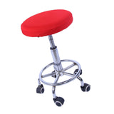 Maxbell  Elastic Bar Stool Covers Round Chair Seat Cover Cushion Slip Covers Red