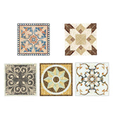 Max 10Pcs/Pack Waterproof Oil-proof Wall Tile Floor Sticker Decorative Decal A