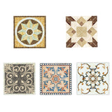Max 10Pcs/Pack Waterproof Oil-proof Wall Tile Floor Sticker Decorative Decal A