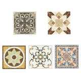 Max 10Pcs/Pack Waterproof Oil-proof Wall Tile Floor Sticker Decorative Decal A