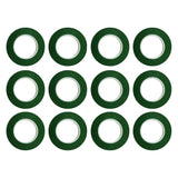 Max 12 Pieces x 30m Florist Craft Stem Wrap Floral Stem Wrap Tape Dark Green