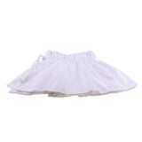 Max pure color elastic band bed skirt bed apron 150cmx200cm+38cm White