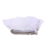 Max pure color elastic band bed skirt bed apron 150cmx200cm+38cm White