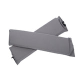 1Pair Chair Armrest Cover Zipper Elastic Chair Arm Cover Protector Gray