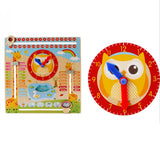 Max Educational Wooden Calendar Toy Clock Date Weather Chart Kids Children