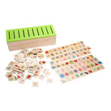 Max Maxb Wooden Classification Toy Box Montessori Kids Pattern Matching Classify Toy