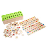 Max Maxb Wooden Classification Toy Box Montessori Kids Pattern Matching Classify Toy