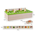 Max Maxb Wooden Classification Toy Box Montessori Kids Pattern Matching Classify Toy