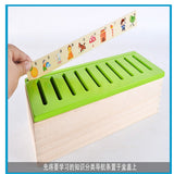 Max Maxb Wooden Classification Toy Box Montessori Kids Pattern Matching Classify Toy