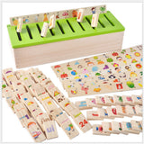 Max Maxb Wooden Classification Toy Box Montessori Kids Pattern Matching Classify Toy