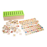 Max Maxb Wooden Classification Toy Box Montessori Kids Pattern Matching Classify Toy