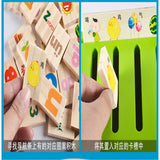 Max Maxb Wooden Classification Toy Box Montessori Kids Pattern Matching Classify Toy