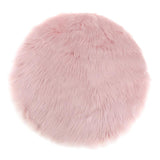 Max Soft Sheepskin Fluffy Skin Faux Fur Fake Rug Mat Small Rugs light Pink