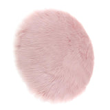 Max Soft Sheepskin Fluffy Skin Faux Fur Fake Rug Mat Small Rugs light Pink
