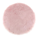 Max Soft Sheepskin Fluffy Skin Faux Fur Fake Rug Mat Small Rugs light Pink