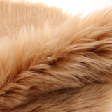 Max Soft Sheepskin Fluffy Skin Faux Fur Fake Rug Mat Small Rugs Camel