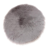 Max Soft Sheepskin Fluffy Skin Faux Fur Fake Rug Mat Small Rugs Gray