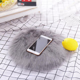 Max Soft Sheepskin Fluffy Skin Faux Fur Fake Rug Mat Small Rugs Gray