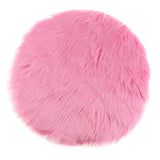 Max Soft Sheepskin Fluffy Skin Faux Fur Fake Rug Mat Small Rugs Pink