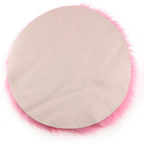 Max Soft Sheepskin Fluffy Skin Faux Fur Fake Rug Mat Small Rugs Pink