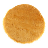 Max Soft Sheepskin Fluffy Skin Faux Fur Fake Rug Mat Small Rugs Yellow