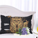 Max 3Pcs Bedding Set Golden Print Duvet Cover Pillowcase Dreamcatcher-228x228cm