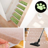 Max Indoor Non Slip Self-adhesive Staircase Tread Night Luminous Mats Coffee