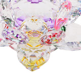 Max Crystal Lotus Flower Crafts Paperweights Glass Lotus Model Multicolored