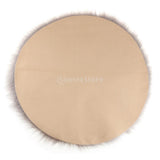 Max 80cm Soft Sheepskin Fluffy Skin Faux Fur Fake Rug Mat Rugs Gray