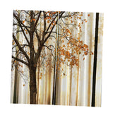 Max Set of 2 Panel Digital Printing 3D Curtains Window  autumn tree