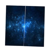 Max 2 Panel Printed Curtain, Thermal Insulated Curtain Drape Sky
