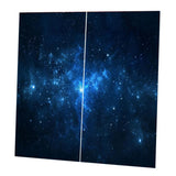 Max 2 Panel Printed Curtain, Thermal Insulated Curtain Drape Sky