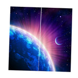 Max 2 Panel Printed Curtain, Thermal Insulated Curtain Drape Earth
