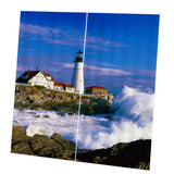 Max Set of 2 Panel Digital Printing 3D Curtains Window  Villa