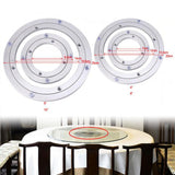 Max Round Rotating Turntable Bearing 5/16 Thick Heavy Duty Swivel Plate 4 Inch