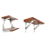 Max 2Pieces Stainless Steel Wall Shelf Bracket Support L Shaped 6 inches - Aladdin Shoppers