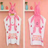 Maxbell Baby Dressing Gown Cute Hooded Bathrobe Towel Boy Girl Animal Pink Rabbit