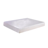 Max Home Textile Bed Sheet Solid Fitted Sheets 198x203x30cm White