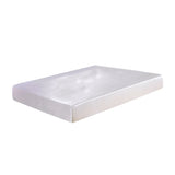 Max Home Textile Bed Sheet Solid Fitted Sheets 198x203x30cm White