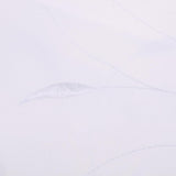 Max Roman shade European embroidery style tie up window curtain White 60x140cm