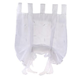 Max Roman shade European embroidery style tie up window curtain White 120x140cm