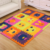 Max 12Pieces Foam Puzzle Exercise Mat Interlocking Floor Tiles insect Blue