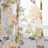 Max Kitchen Window Short Roman Blinds Curtains Panel Yellow Peony 60x140cm