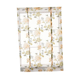 Max Kitchen Window Short Roman Blinds Curtains Panel Yellow Peony 60x140cm