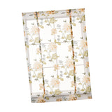 Max Kitchen Window Short Roman Blinds Curtains Panel Yellow Peony 60x140cm