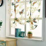 Max Kitchen Window Short Roman Blinds Curtains Panel Butterfly 80x140cm