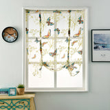 Max Kitchen Window Short Roman Blinds Curtains Panel Butterfly 140x140cm