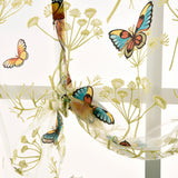 Max Kitchen Window Short Roman Blinds Curtains Panel Butterfly 140x140cm
